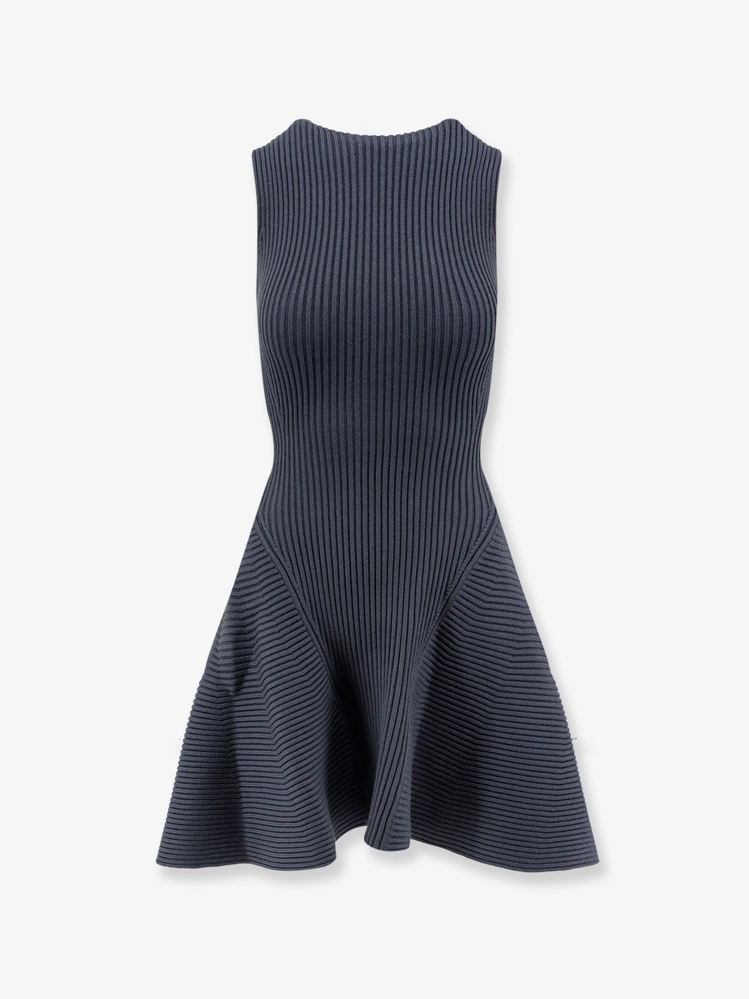 ALAIA Ribbed Skater Dress