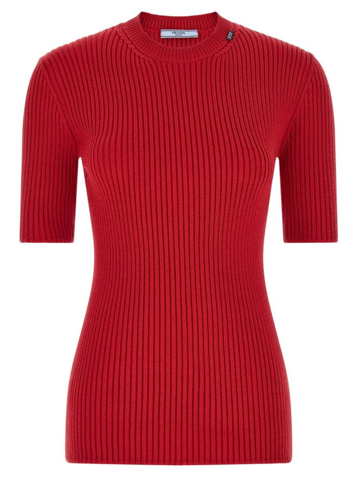 prada ribbed sweater PRADA Ribbed Sweater