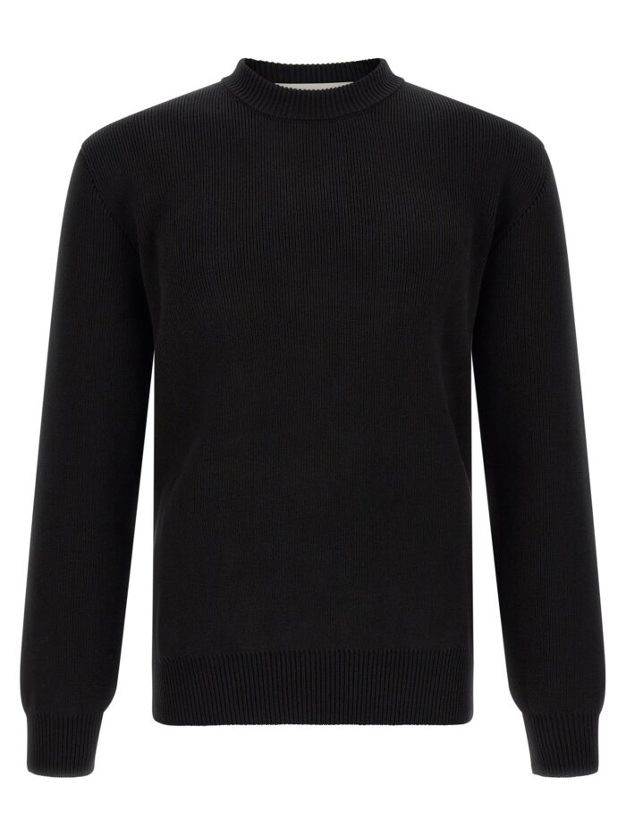 golden goose deluxe brand ribbed sweater with logo Golden Goose Deluxe Brand Ribbed Sweater With Logo