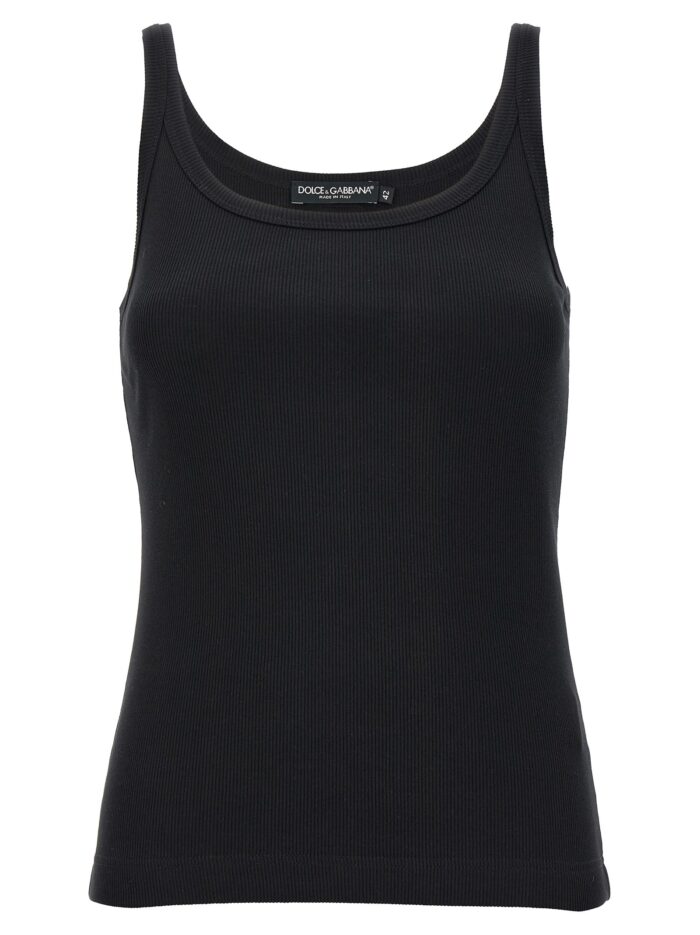 dolce & gabbana ribbed tank top Dolce & Gabbana Ribbed Tank Top