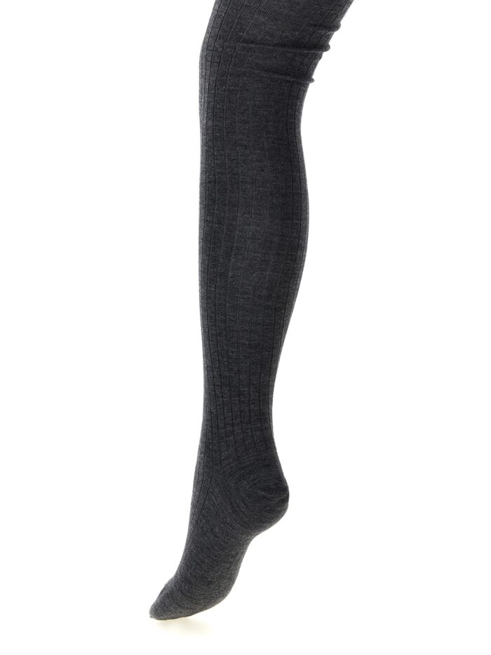 JIL SANDER Ribbed Tights