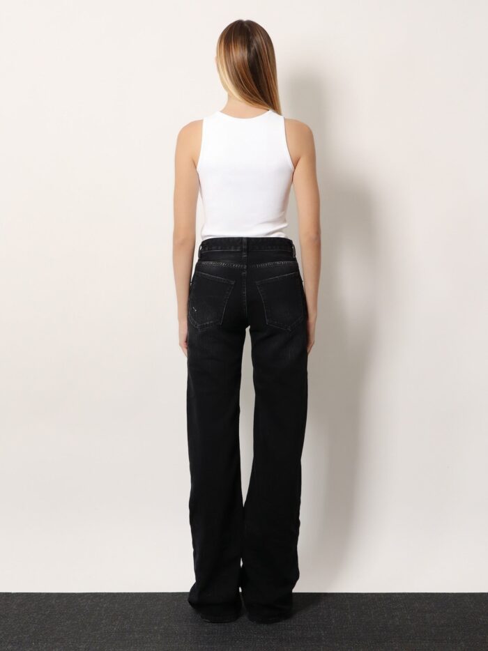 Balenciaga Ribbed Viscose Blend Tank Top