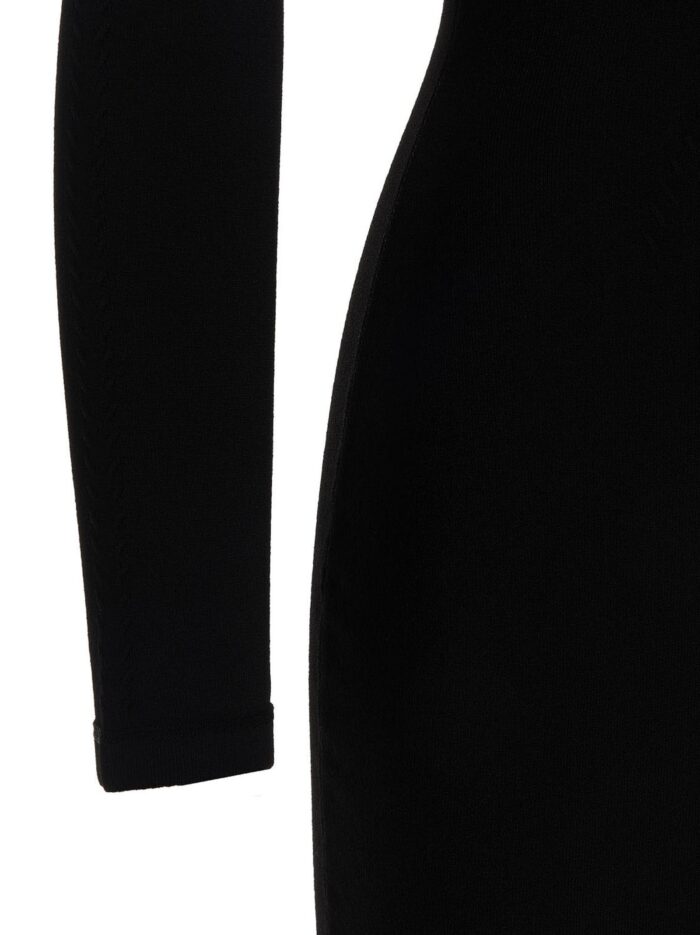 Dsquared2 Ribbed Viscose Dress