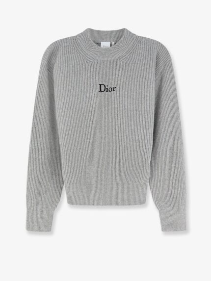 Dior Ribbed Wool And Cashmere Blend Sweater