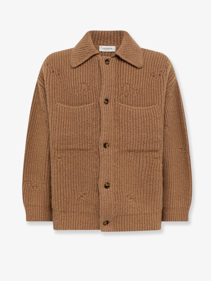 laneus ribbed wool jacket Laneus Ribbed Wool Jacket