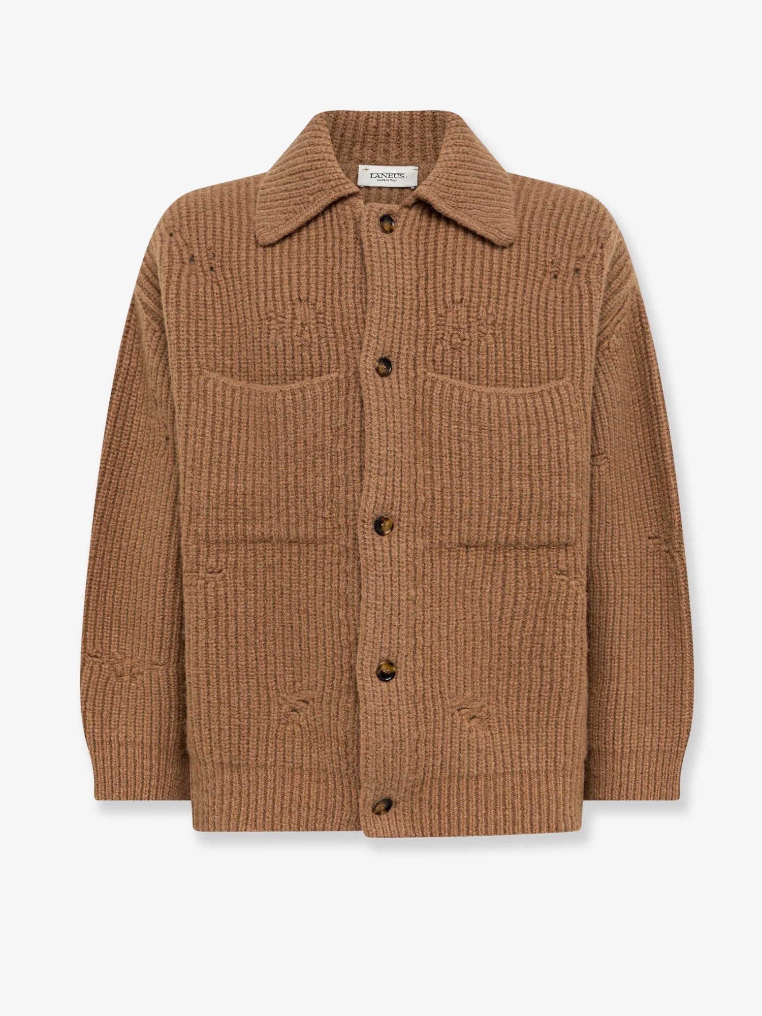 Laneus Ribbed Wool Jacket