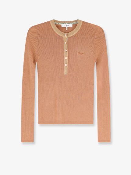 CHLOE' Ribbed Wool T-Shirt