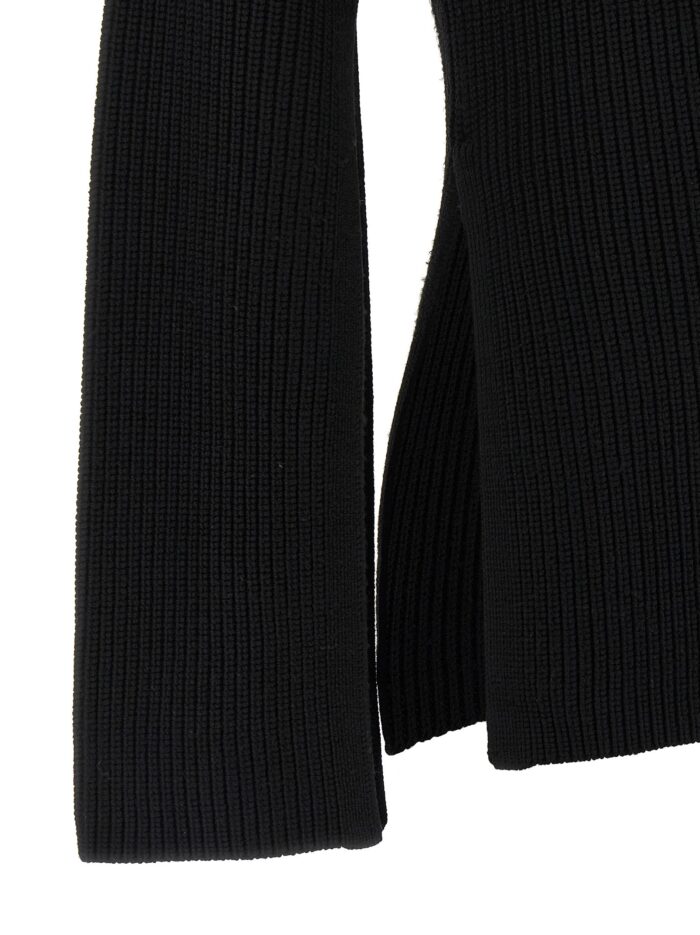 TOTEME Ribbed Wool Turtleneck Sweater