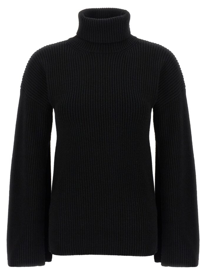 toteme ribbed wool turtleneck sweater TOTEME Ribbed Wool Turtleneck Sweater