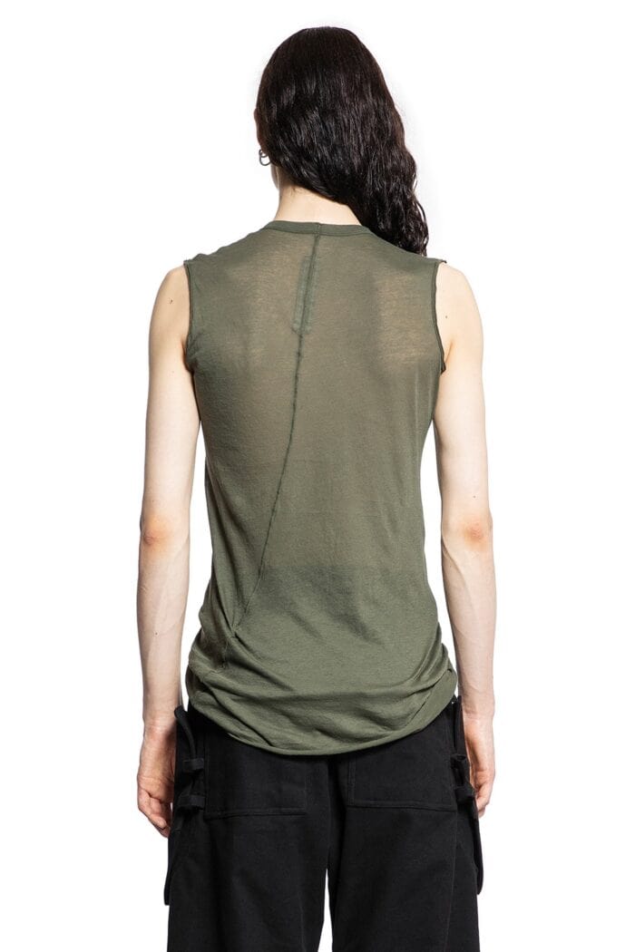 RICK OWENS Basic Sleeveless Tee In Unstable Cotton