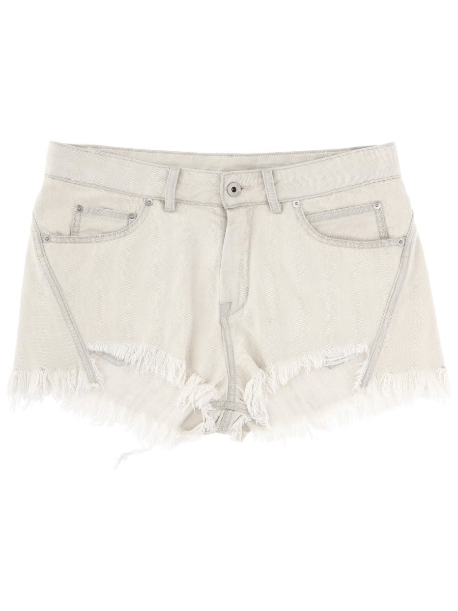 RICK OWENS "BIAS CUTOFFS" SHORTS
