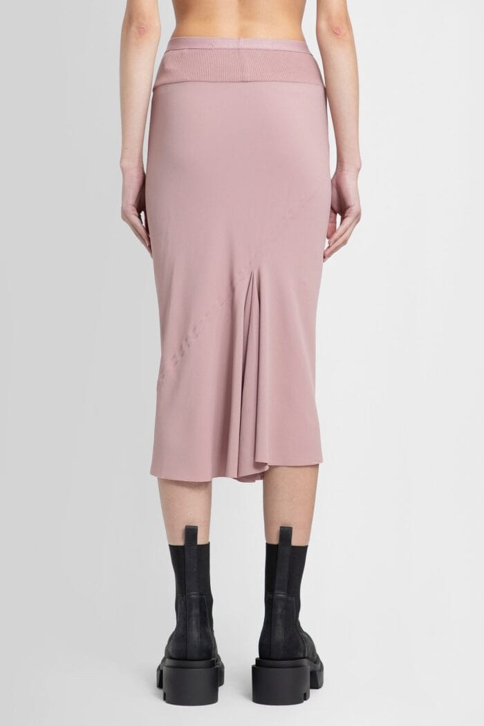 RICK OWENS Bias Skirt In Cocoon Silk