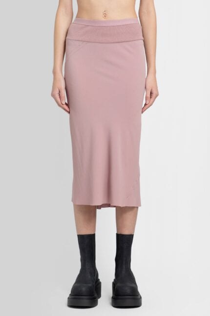 RICK OWENS Bias Skirt In Cocoon Silk