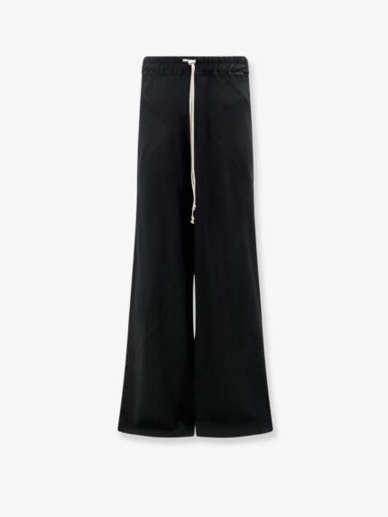 RICK OWENS Bias Viscose And Silk Trousers