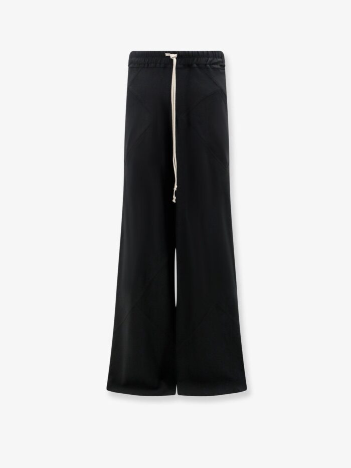 RICK OWENS Bias Viscose And Silk Trousers