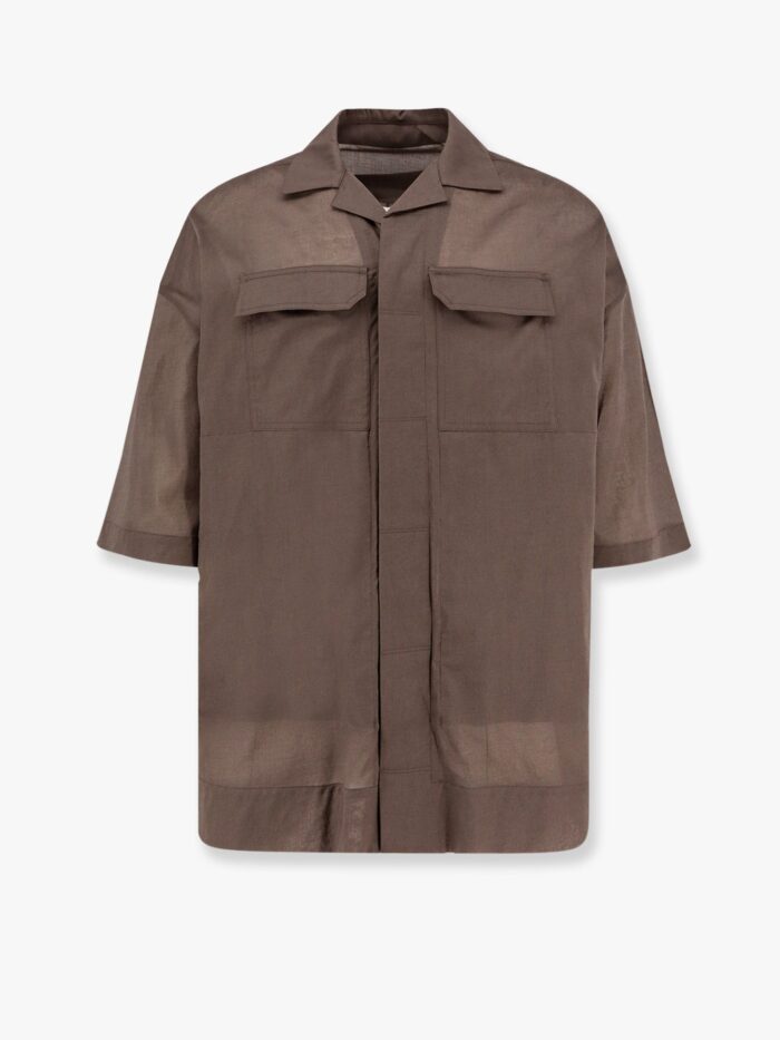 RICK OWENS Camicia Magnum Tommy In Cotone Organico Certificato