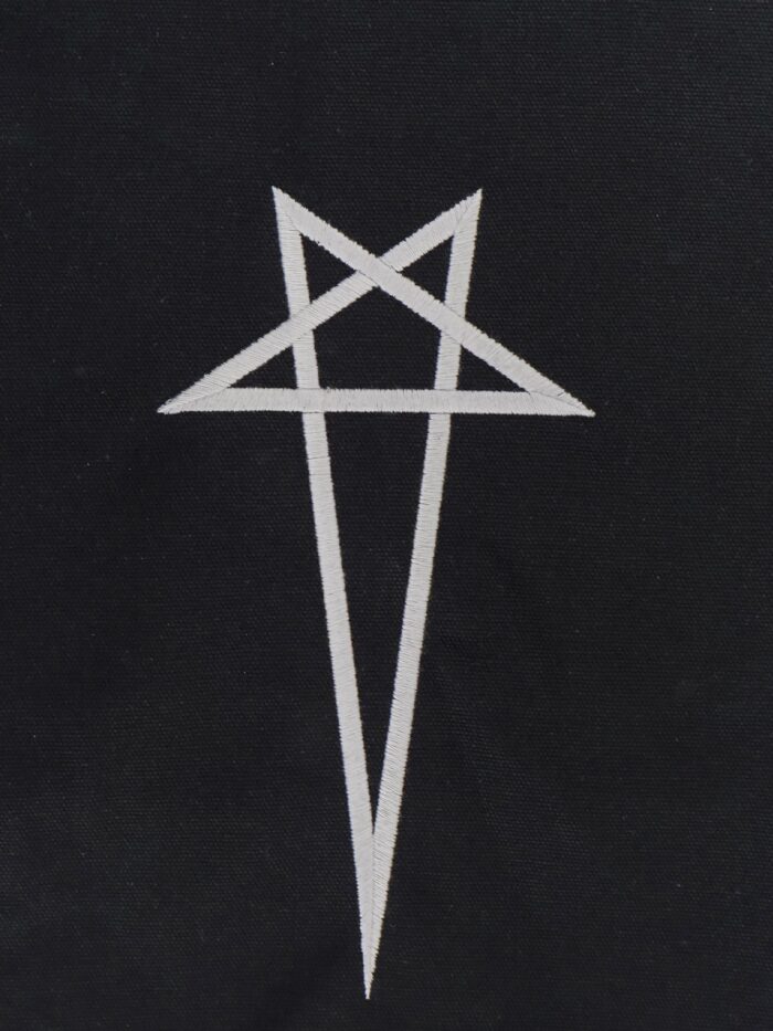 RICK OWENS Canvas Handbag With Front Logo