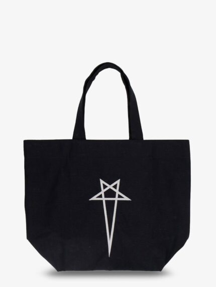 RICK OWENS Canvas Handbag With Front Logo