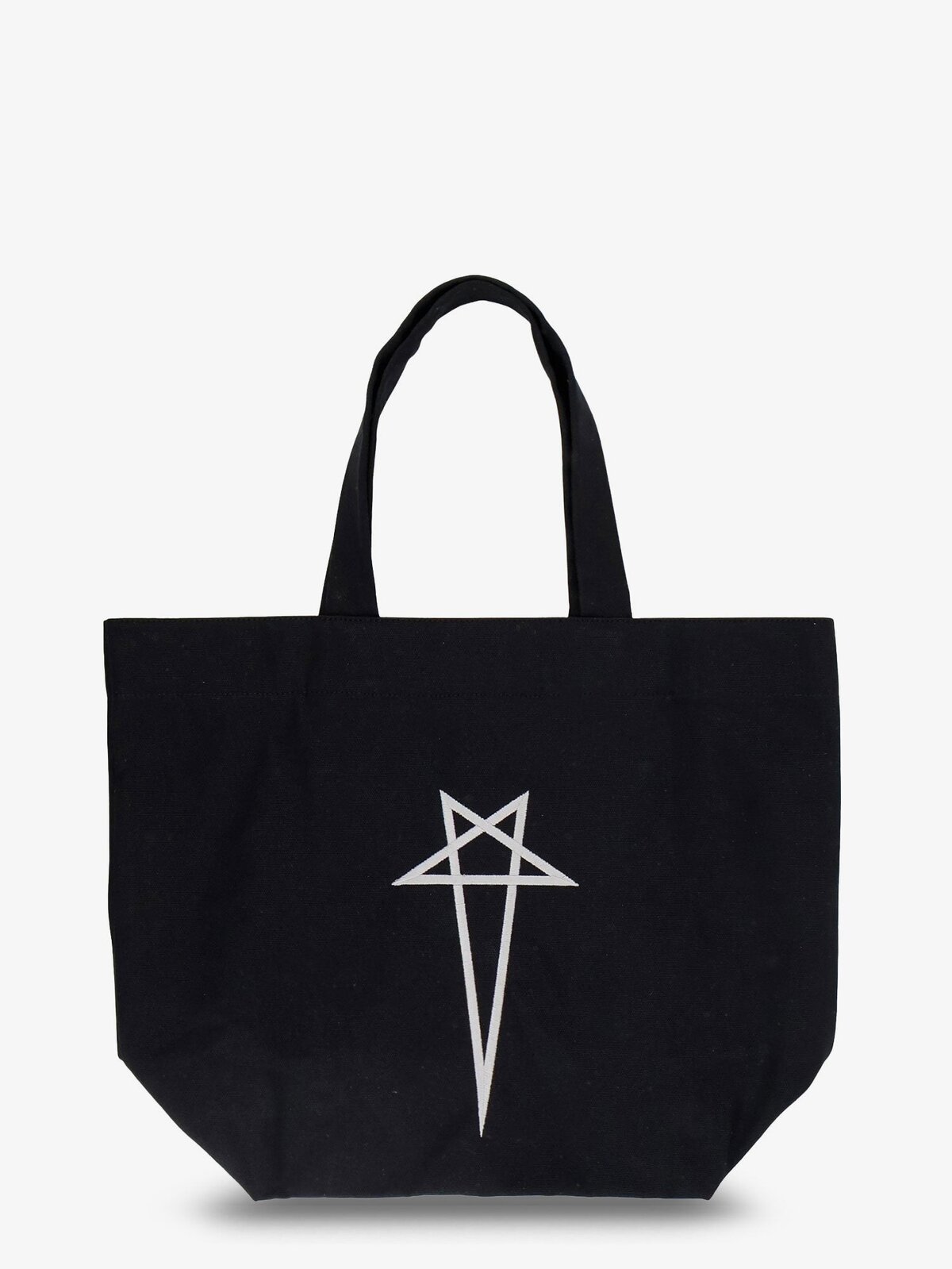 RICK OWENS Canvas Handbag With Front Logo