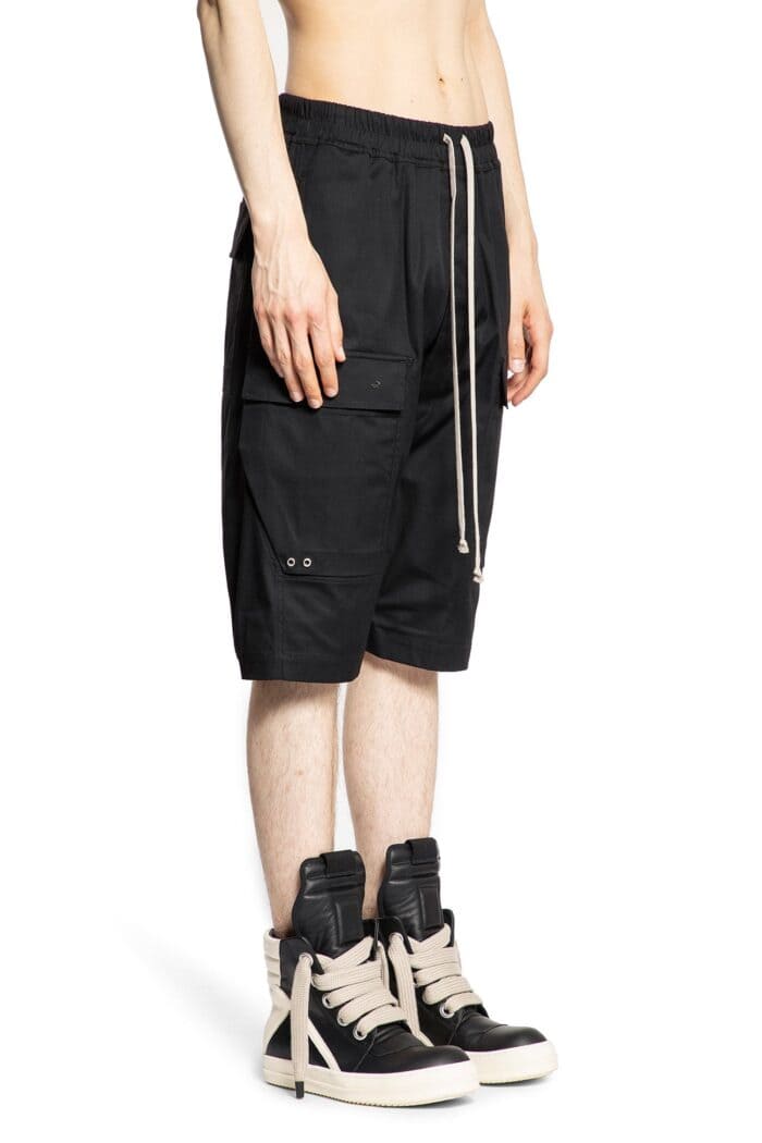 RICK OWENS Cargo Pods In Heavy Cotton Poplin