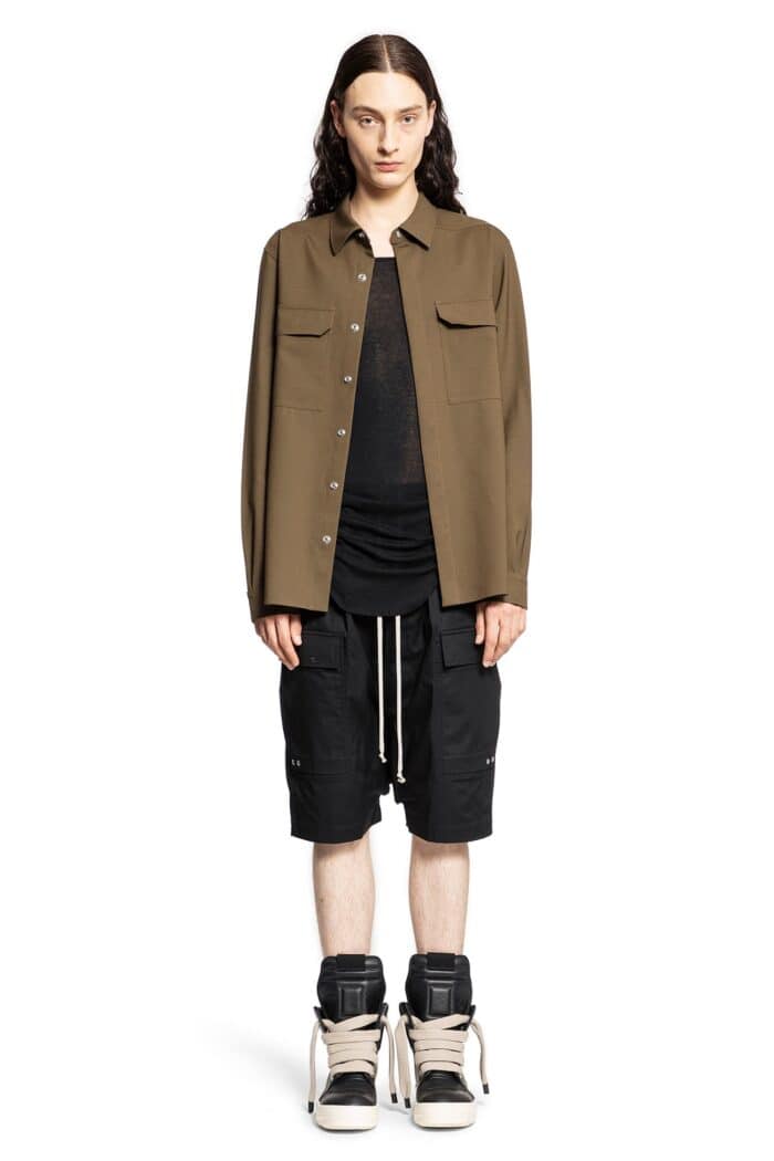 RICK OWENS Cargo Pods In Heavy Cotton Poplin