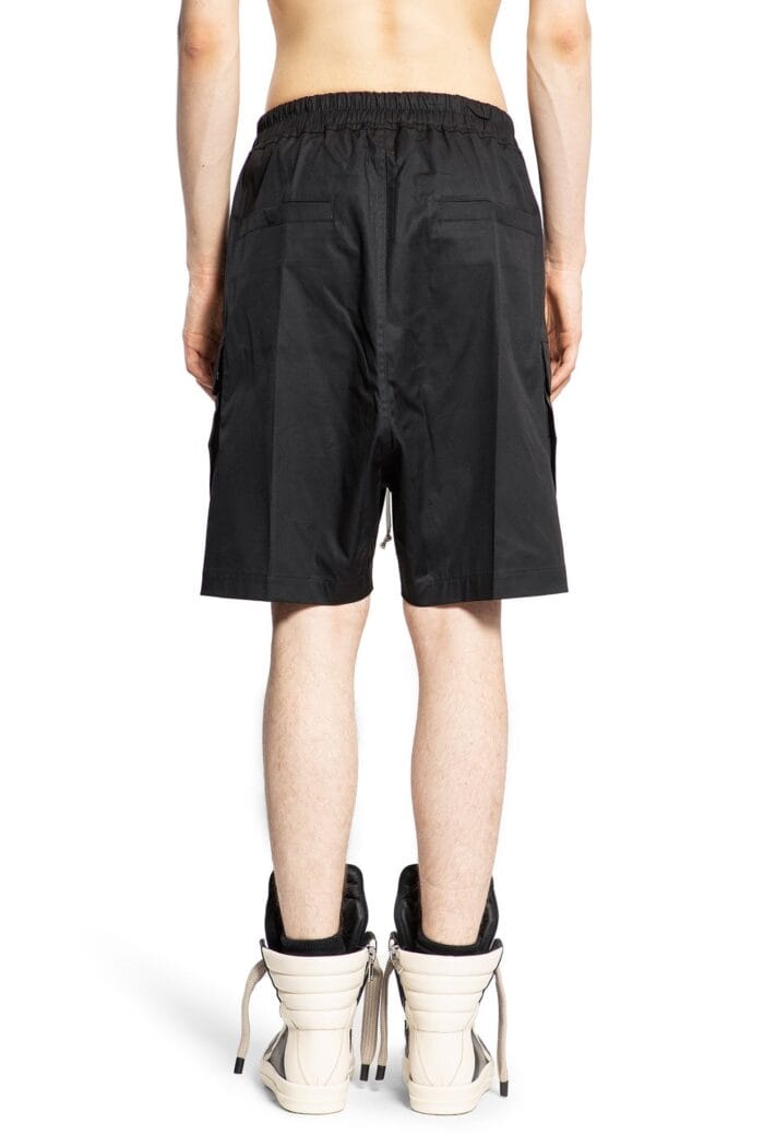 RICK OWENS Cargobela Shorts In Heavy Cotton Poplin