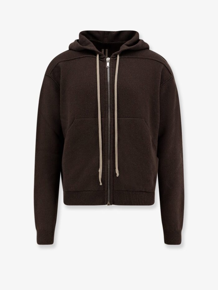 RICK OWENS Cashmere Hooded Sweatshirt