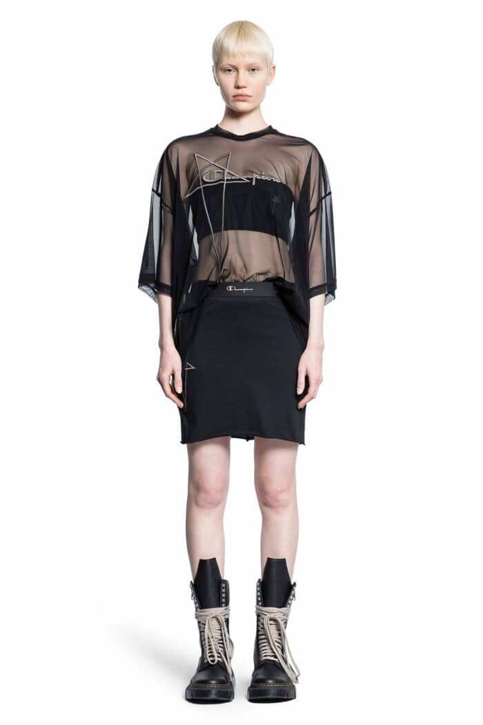 RICK OWENS Champion Collaboration Sacrimini Skirt
