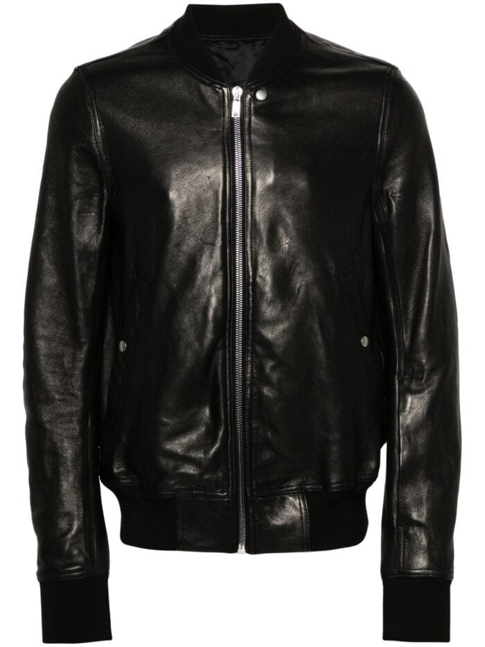 RICK OWENS Classic Flight Leather Jacket