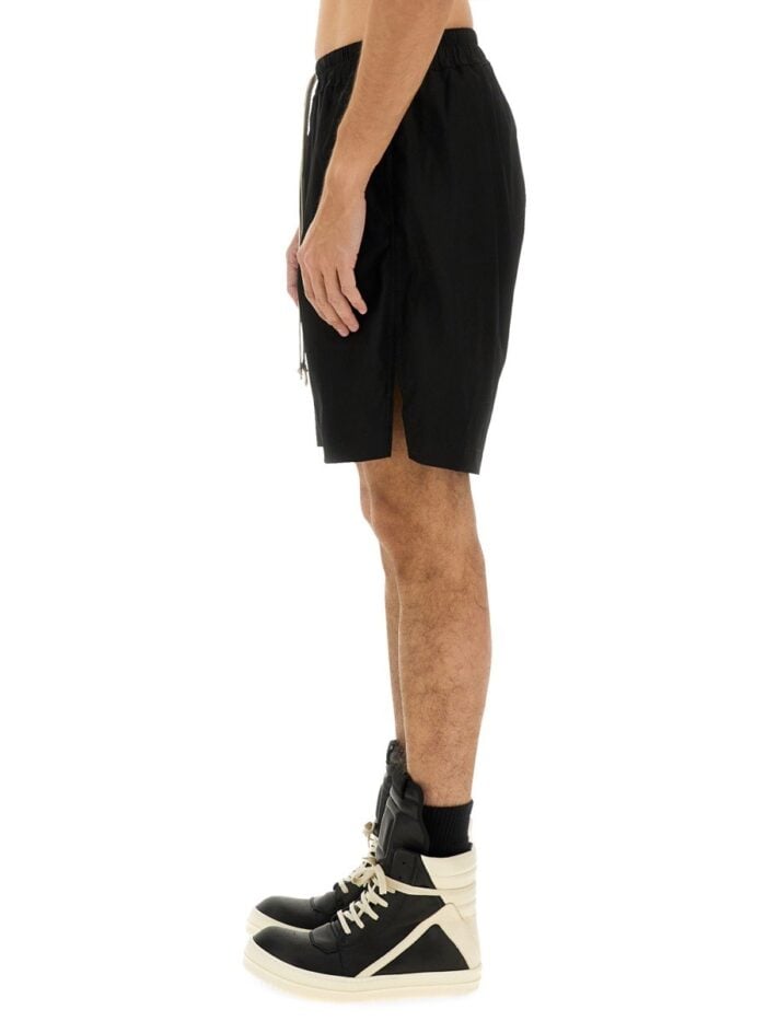 RICK OWENS COTTON BERMUDA SHORTS