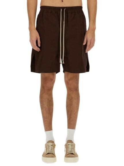 RICK OWENS COTTON BERMUDA SHORTS