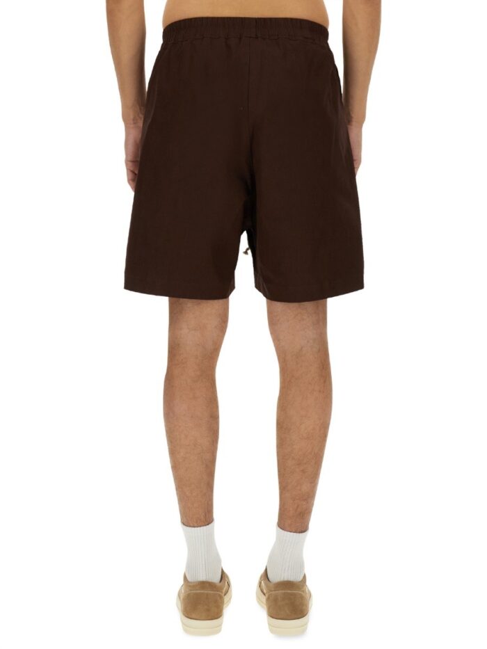 RICK OWENS COTTON BERMUDA SHORTS