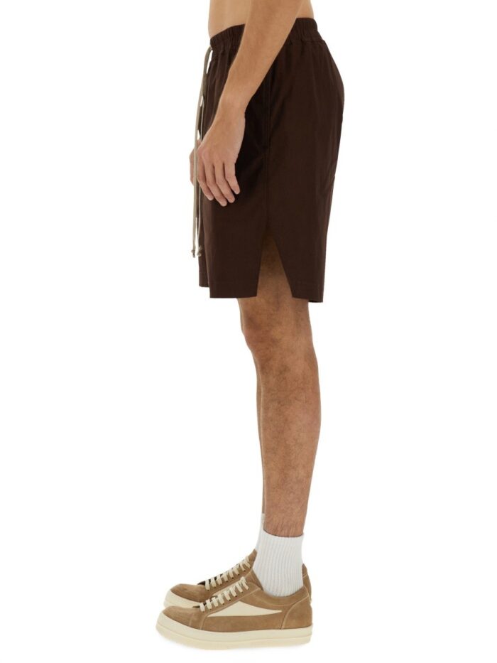 RICK OWENS COTTON BERMUDA SHORTS