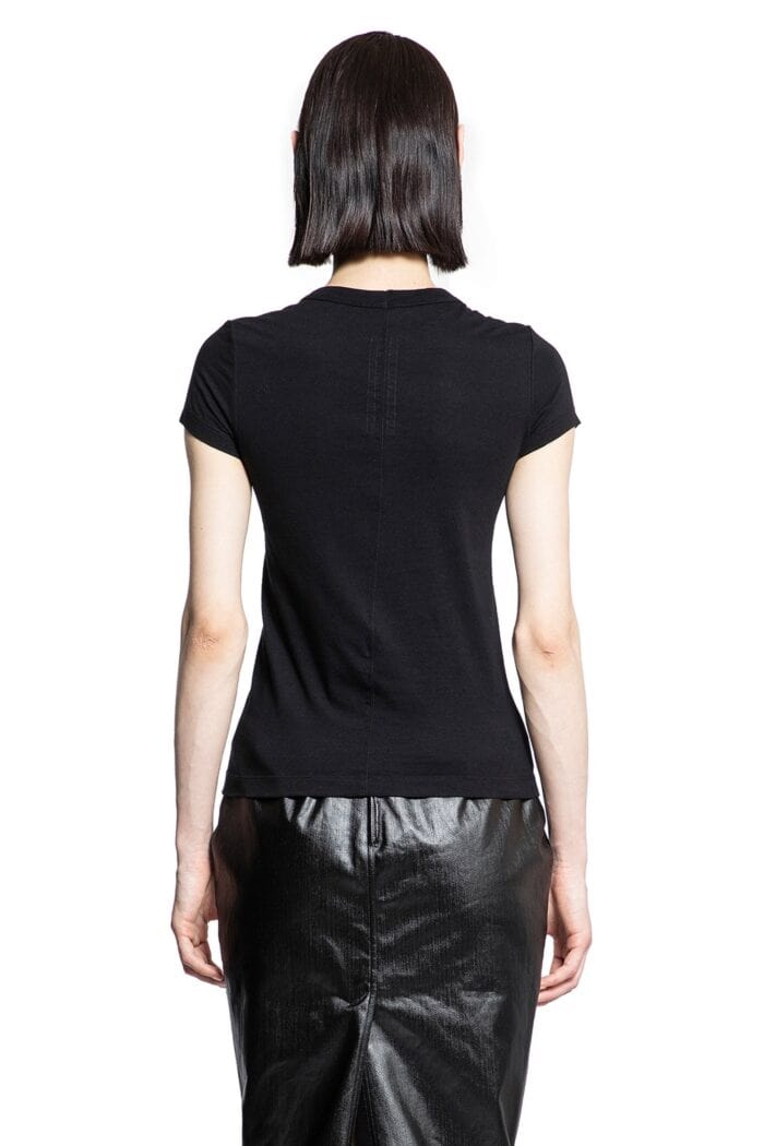 RICK OWENS Cropped Level Tee In Classic Cotton Jersey