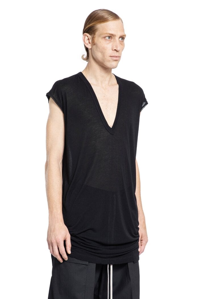 RICK OWENS Deep V Slt Tank-top