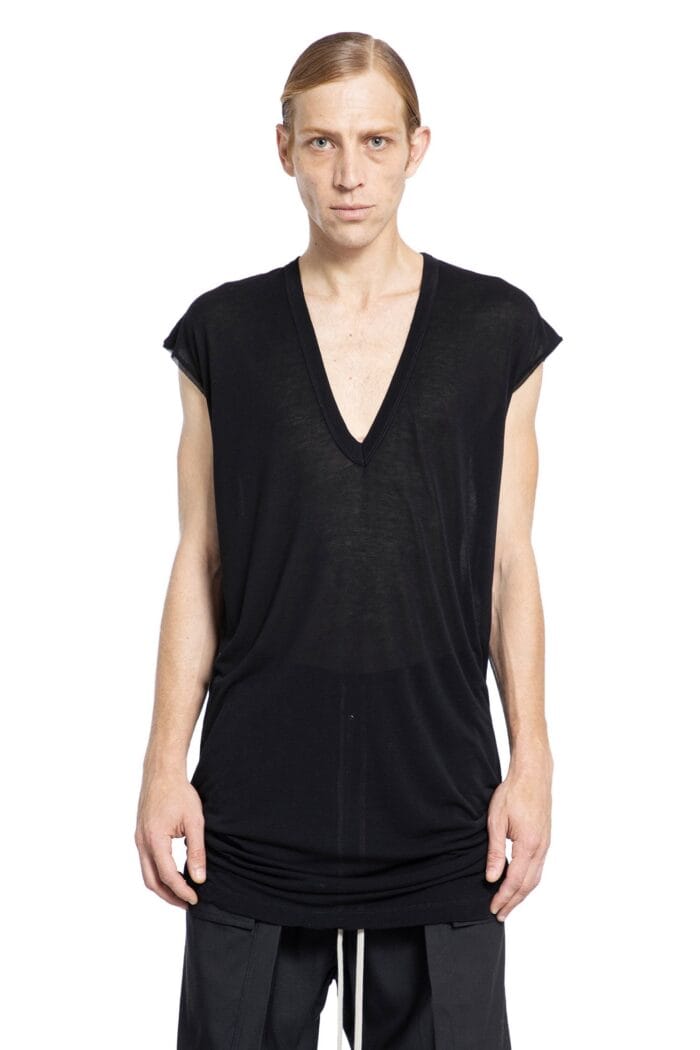 RICK OWENS Deep V Slt Tank-top