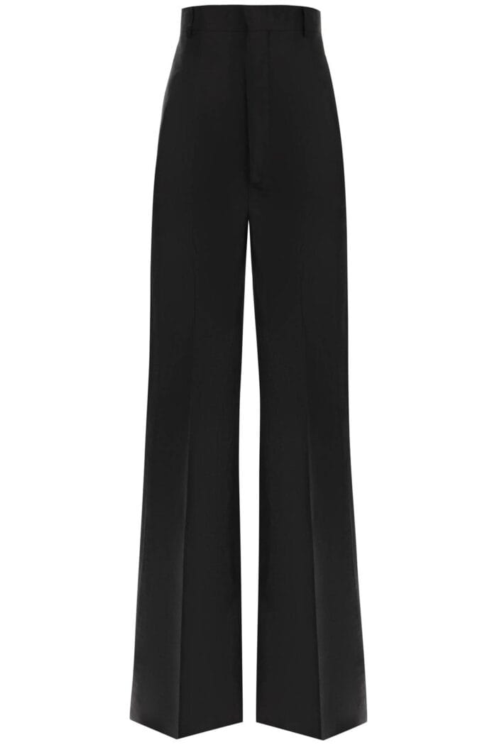 Rick Owens 'dirt Cooper' Ultra-high Waist Linen Pants