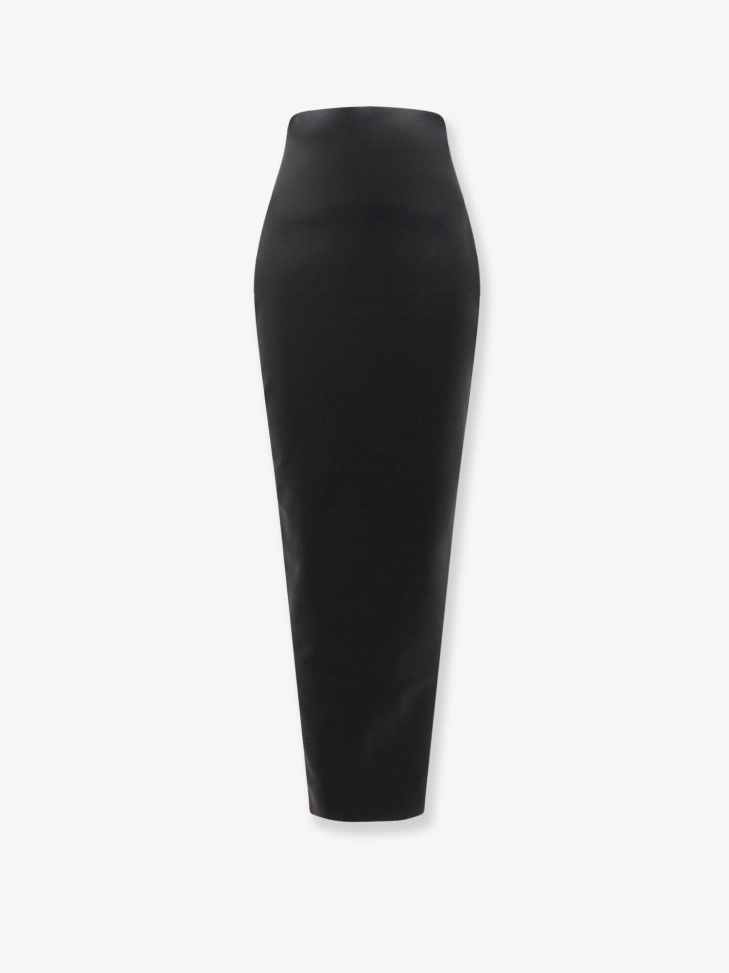 RICK OWENS Dirt Pillar Long Stretch Wool Blend Skirt
