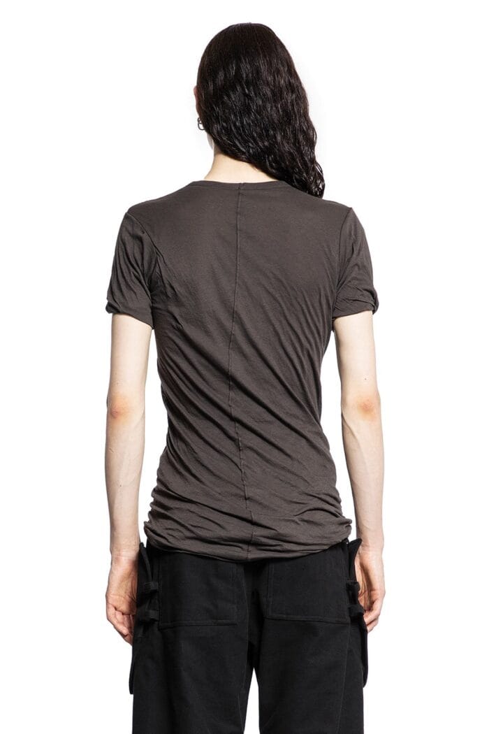 RICK OWENS Double Short Sleeve Tee In Unstable Cotton