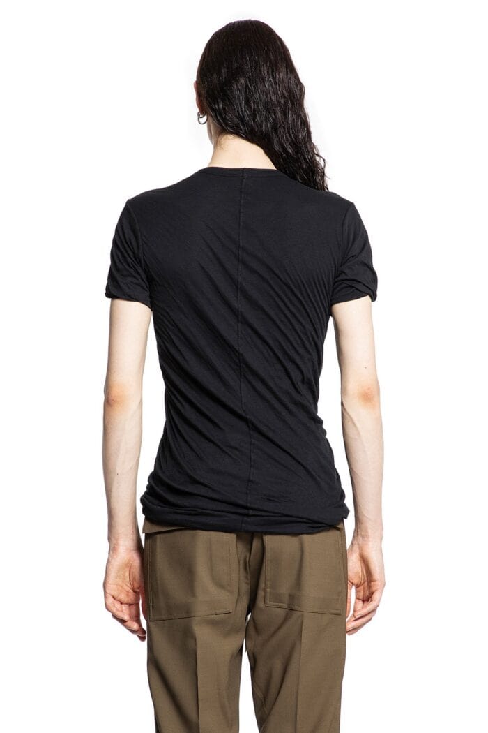 RICK OWENS Double Short Sleeve Tee In Unstable Cotton