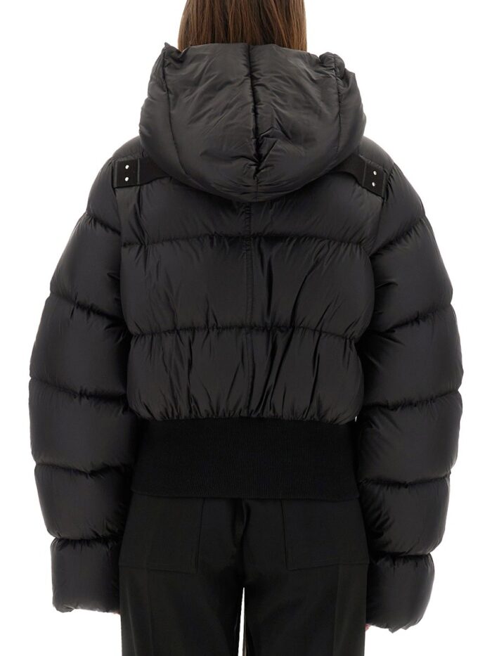 RICK OWENS DOWN JACKET WITH HOOD