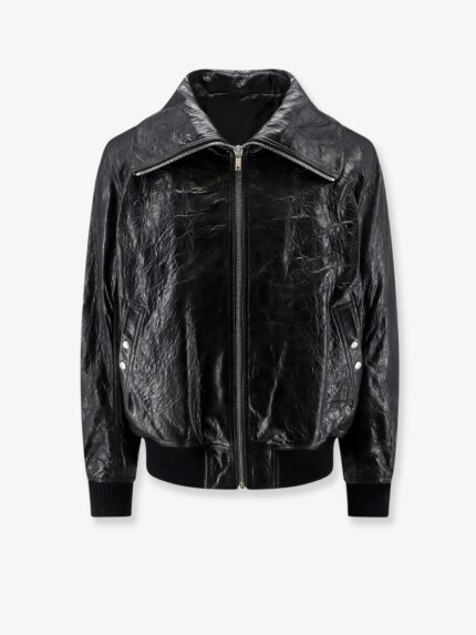RICK OWENS Dracuflight Leather Jacket
