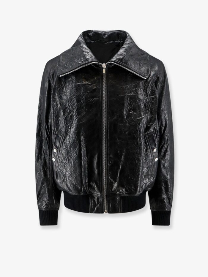 RICK OWENS Dracuflight Leather Jacket