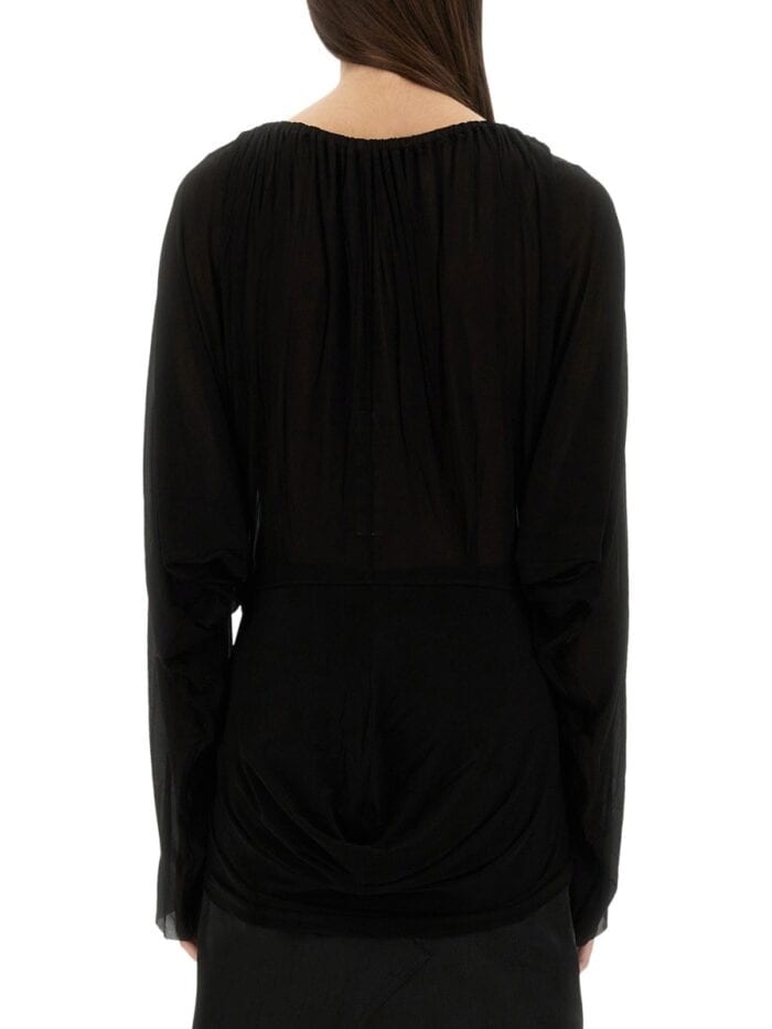 RICK OWENS DRAPED TOP