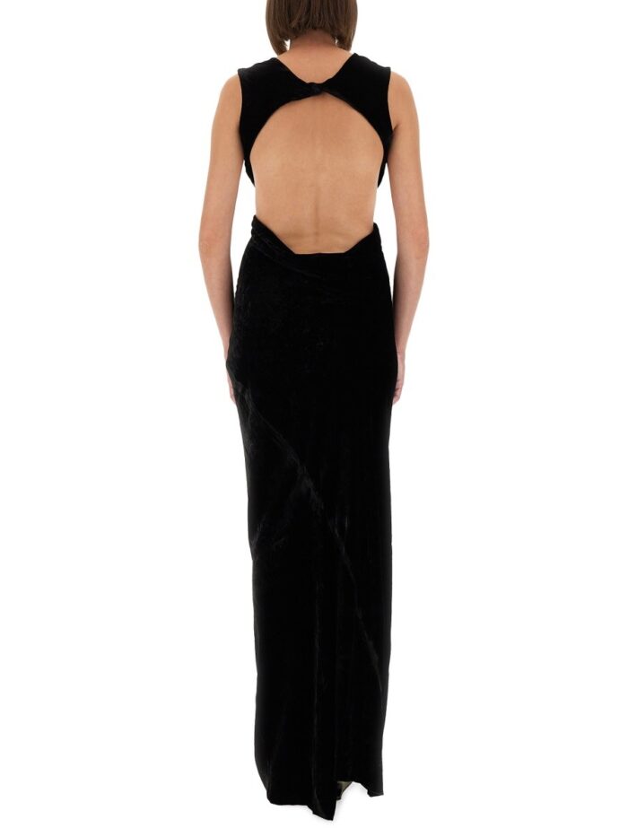 RICK OWENS DRESS WITH OPEN BACK