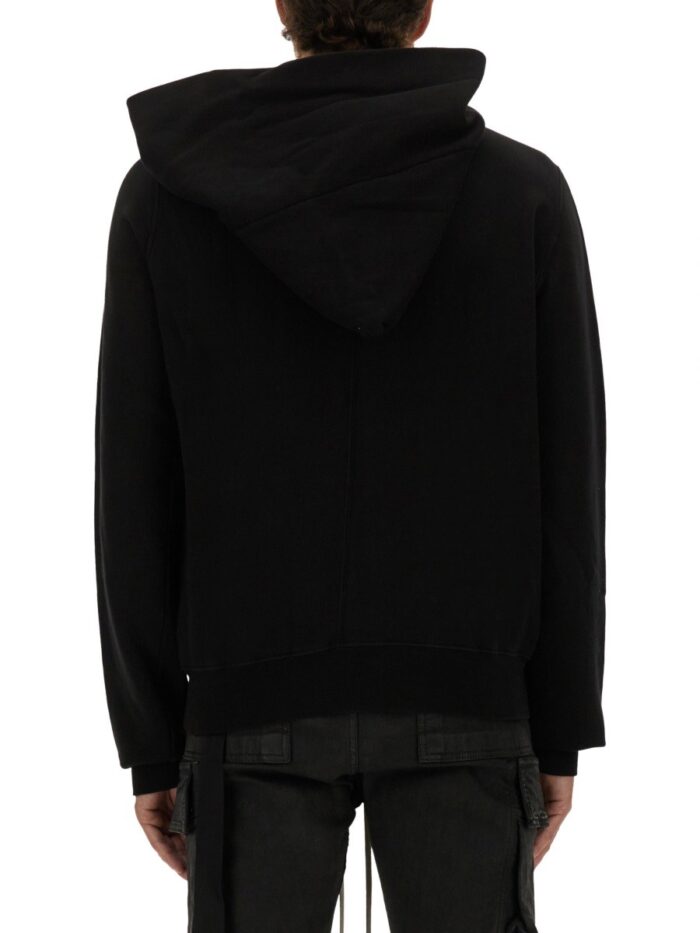 RICK OWENS DRKSHDW ASYMMETRICAL ZIPPER SWEATSHIRT