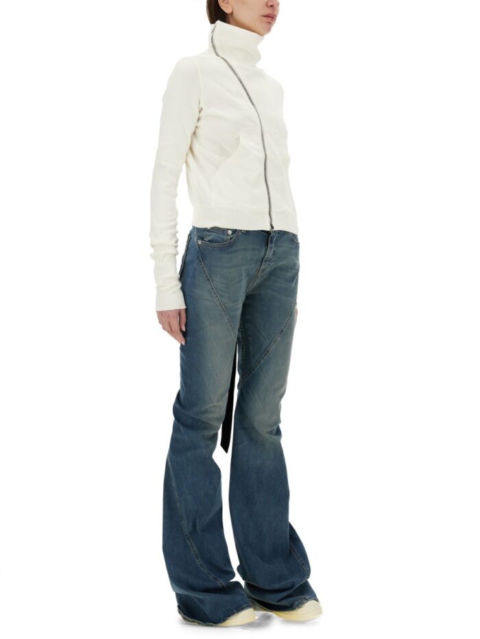 RICK OWENS DRKSHDW "BIAS BOOTCUT" DENIM PANTS