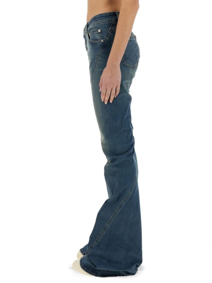 RICK OWENS DRKSHDW "BIAS BOOTCUT" DENIM PANTS