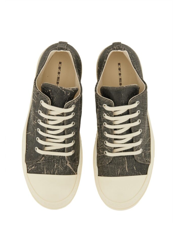 rick owens drkshdw canvas sneaker RICK OWENS DRKSHDW CANVAS SNEAKER