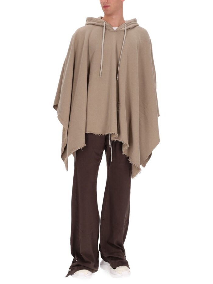 rick owens drkshdw cape with hood RICK OWENS DRKSHDW CAPE WITH HOOD